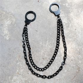 Handcuffs thick trouser chain (Color: Black)