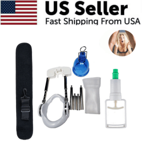 Super Penis Enlargement Extender Vacuum Stretcher Pump Hanger Bigger Enhancement (Combo: Combo 3, size: large)